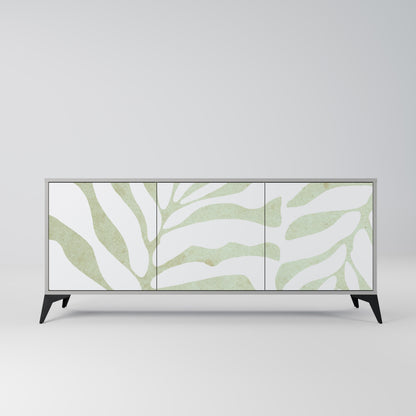 BOTANICAL SPARK 3-Door Sideboard in Grey Finish