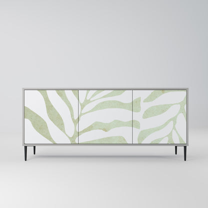 BOTANICAL SPARK 3-Door Sideboard in Grey Finish
