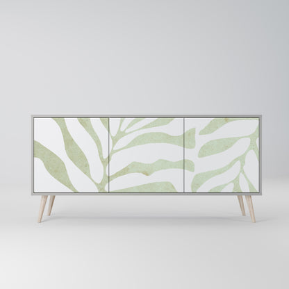 BOTANICAL SPARK 3-Door Sideboard in Grey Finish