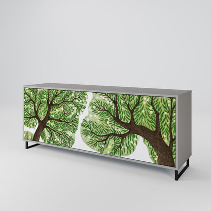 WILDERNESS DASH 3-Door Sideboard in Grey Finish