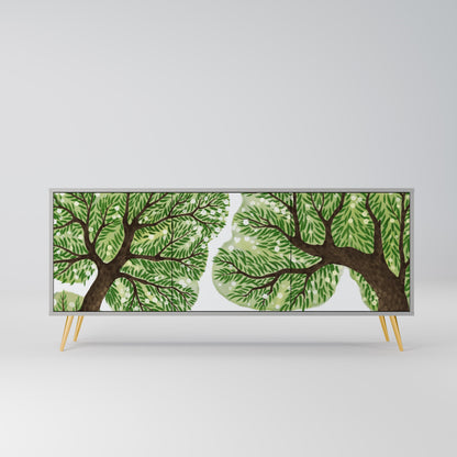 WILDERNESS DASH 3-Door Sideboard in Grey Finish