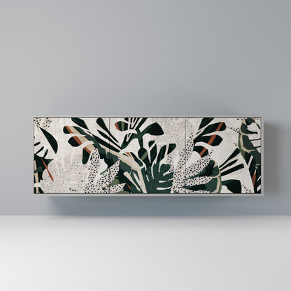 VERDURE FORMATION 3-Door Sideboard in Grey Finish