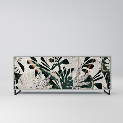 VERDURE FORMATION 3-Door Sideboard in Grey Finish