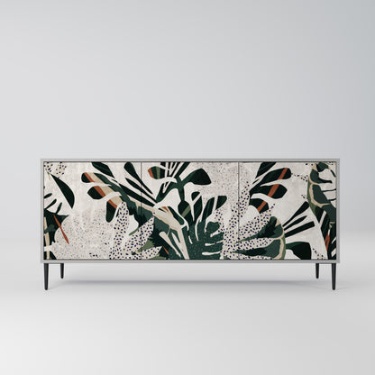 VERDURE FORMATION 3-Door Sideboard in Grey Finish