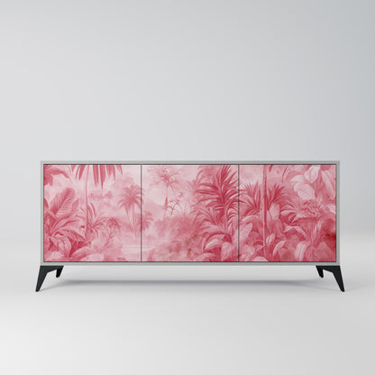 SWEET TROPICS 3-Door Sideboard in Grey Finish