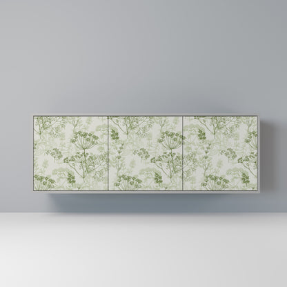 FENNEL BALDACHIN 3-Door Sideboard in Grey Finish