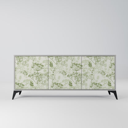 FENNEL BALDACHIN 3-Door Sideboard in Grey Finish