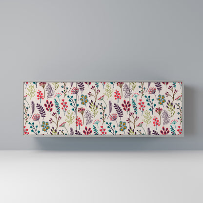 AUTUMN SUNDRIES 3-Door Sideboard in Grey Finish