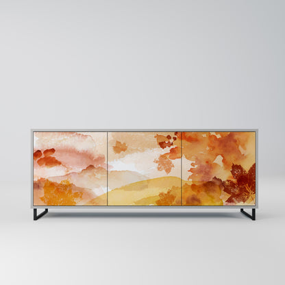 TRACES OF AUTUMN 3-Door Sideboard in Grey Finish