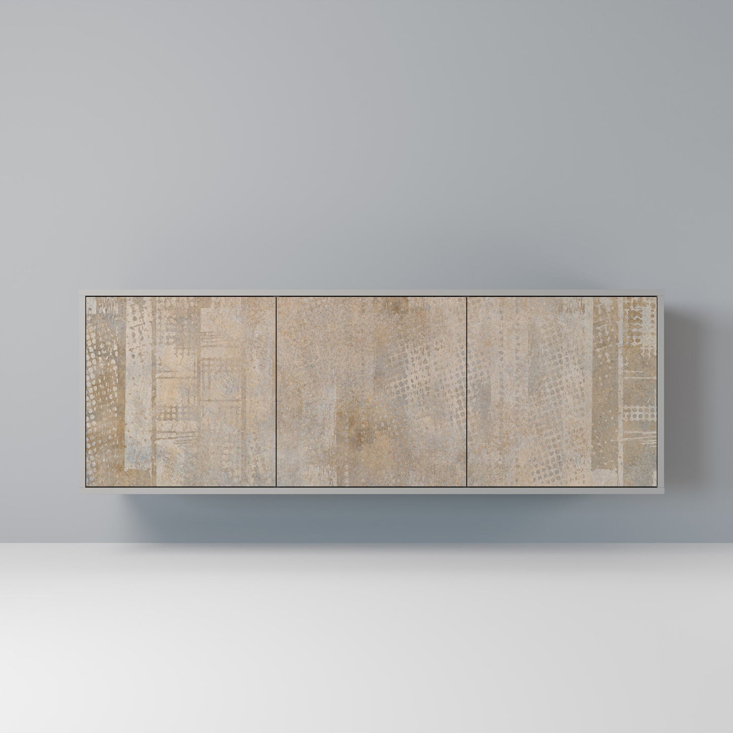 SCREEN ERROR 3-Door Sideboard in Grey Finish