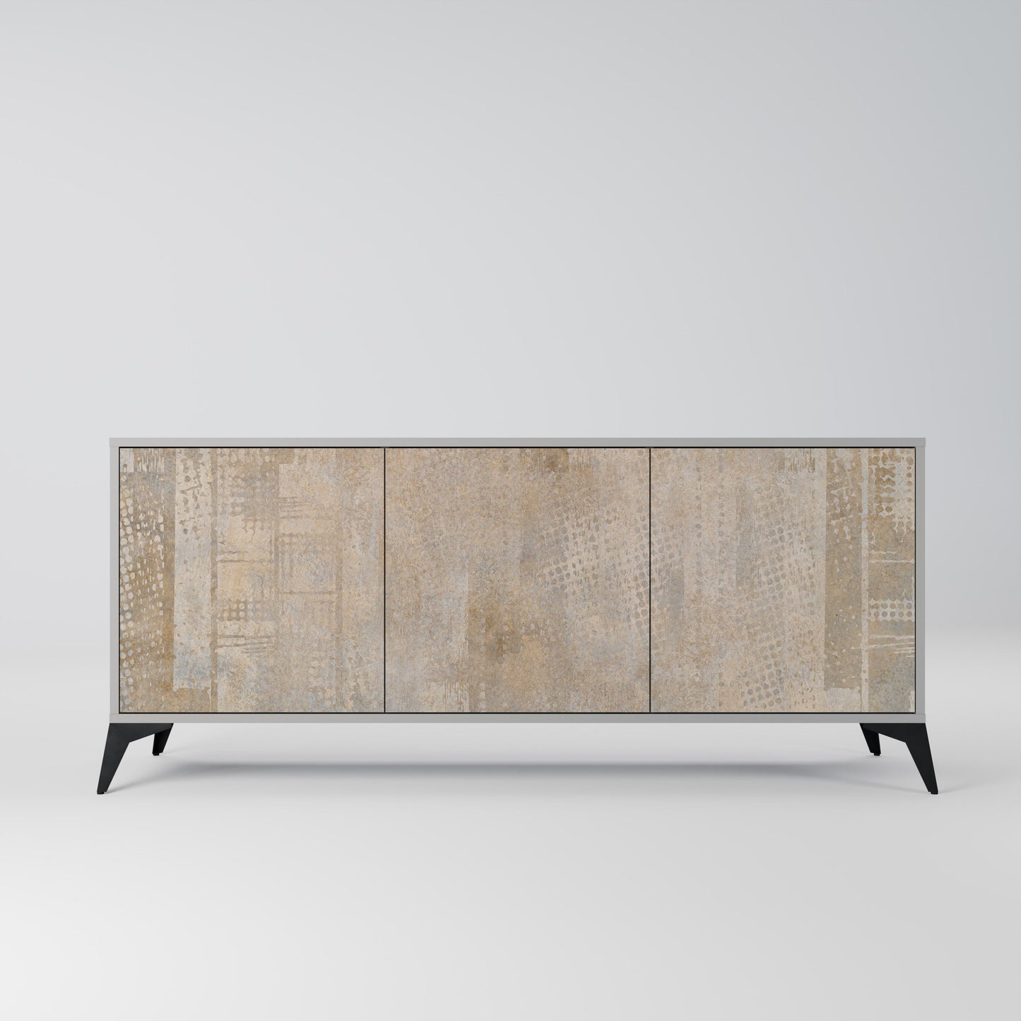 SCREEN ERROR 3-Door Sideboard in Grey Finish