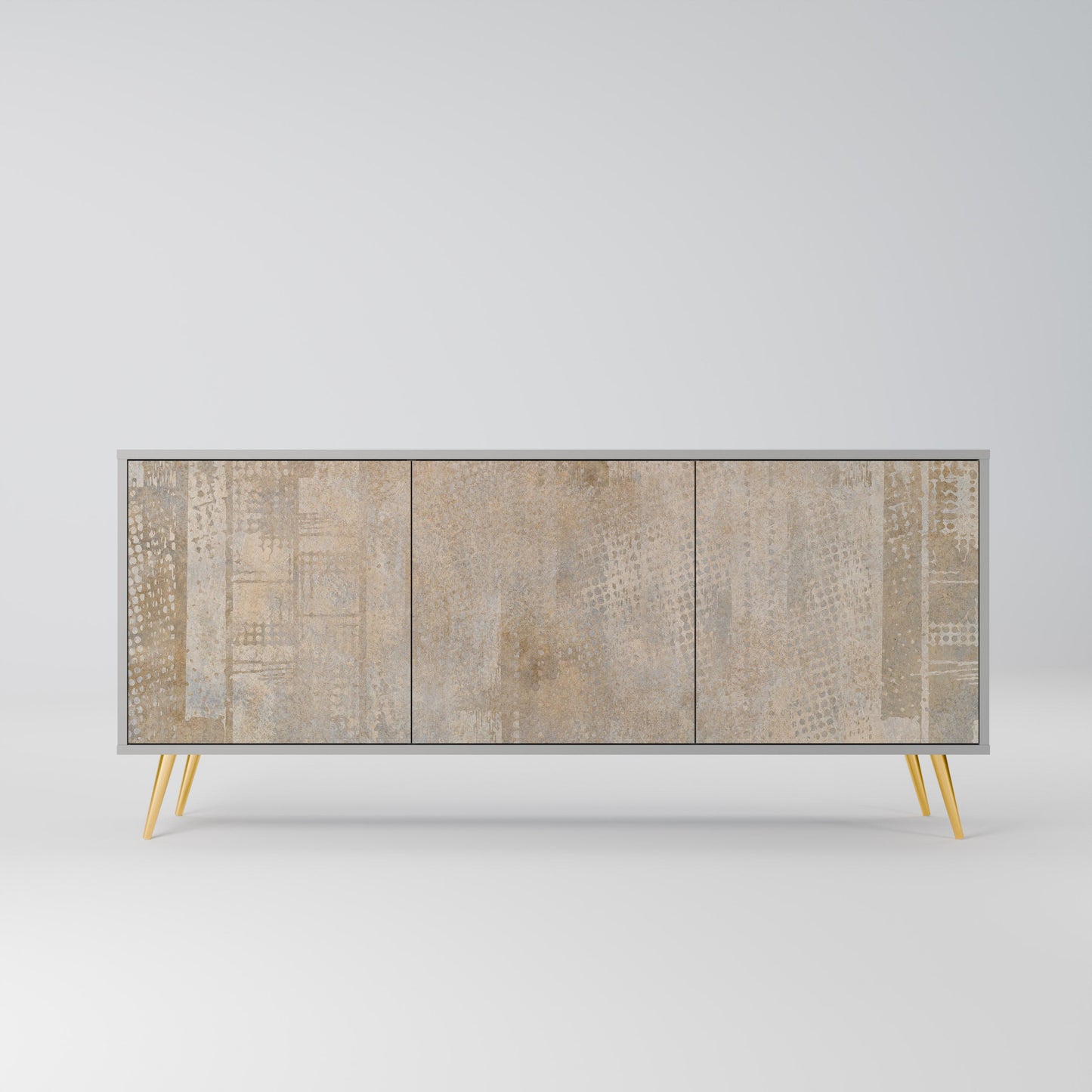 SCREEN ERROR 3-Door Sideboard in Grey Finish