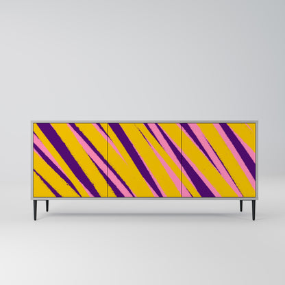 DREAMS COME TRUE 3-Door Sideboard in Grey Finish