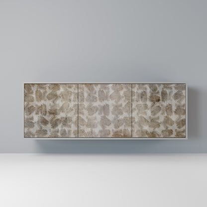 SLIGHTLY BLURRED 3-Door Sideboard in Grey Finish