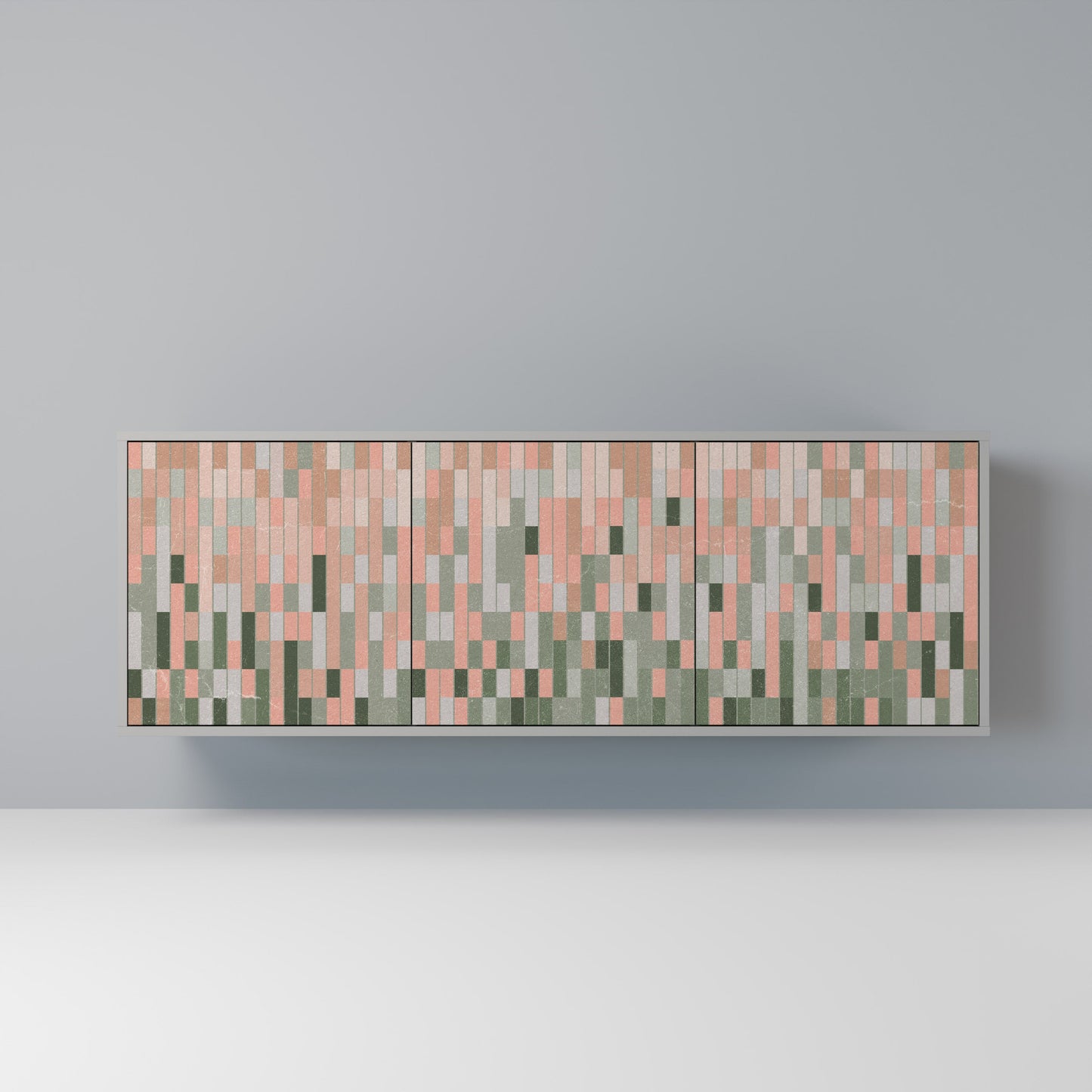 BUILDING THE FUTURE 3-Door Sideboard in Grey Finish