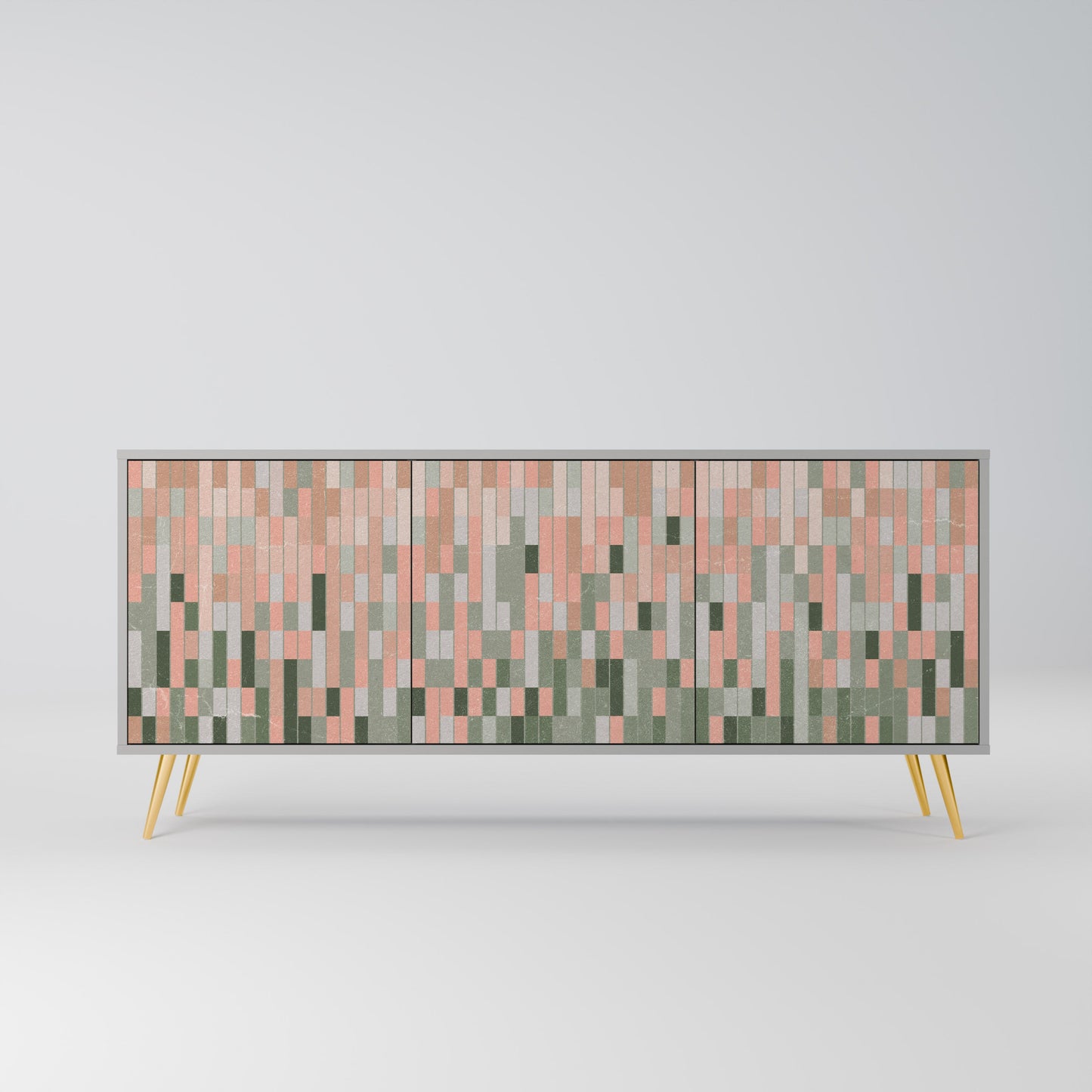 BUILDING THE FUTURE 3-Door Sideboard in Grey Finish