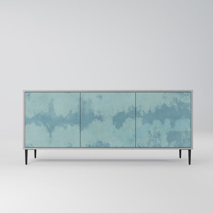 SKY WASH 3-Door Sideboard in Grey Finish