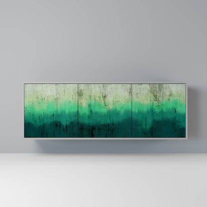 NORTHERN LIGHTS 3-Door Sideboard in Grey Finish