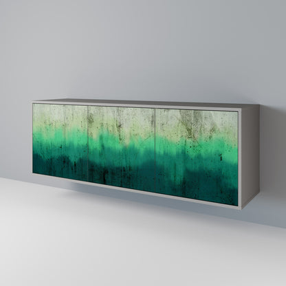 NORTHERN LIGHTS 3-Door Sideboard in Grey Finish