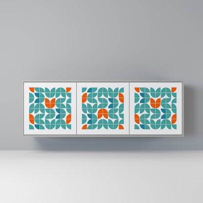 BE THE CHANGE 3-Door Sideboard in Grey Finish