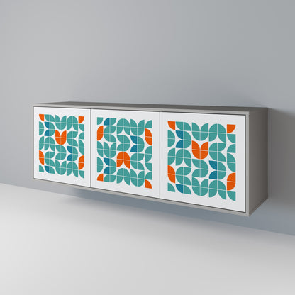 BE THE CHANGE 3-Door Sideboard in Grey Finish