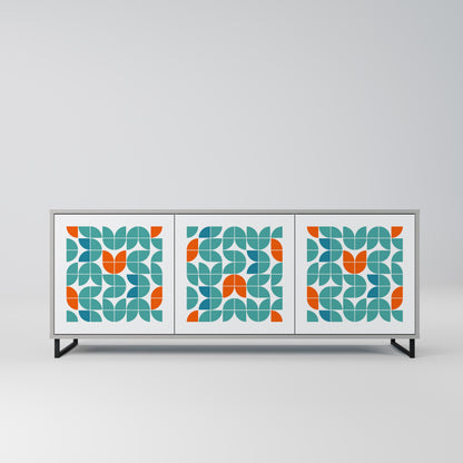 BE THE CHANGE 3-Door Sideboard in Grey Finish