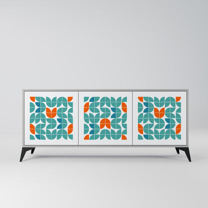 BE THE CHANGE 3-Door Sideboard in Grey Finish