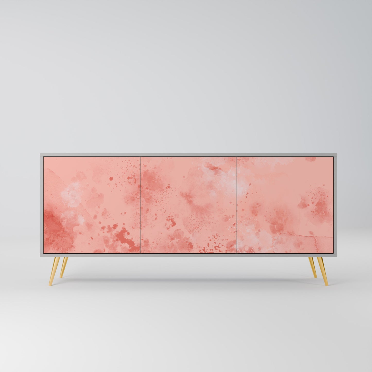 CRANE DANCE 3-Door Sideboard in Grey Finish