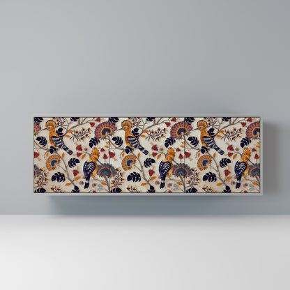 EMINENT HOOPOE 3-Door Sideboard in Grey Finish