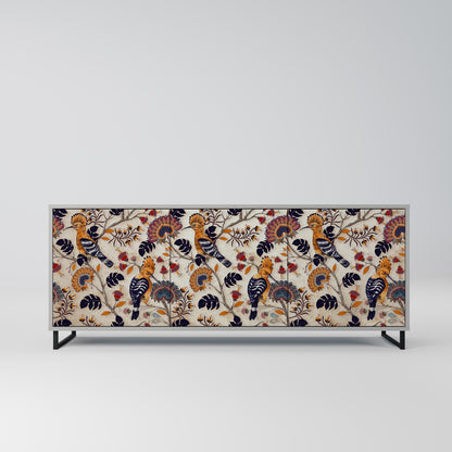 EMINENT HOOPOE 3-Door Sideboard in Grey Finish