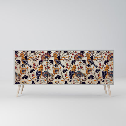 EMINENT HOOPOE 3-Door Sideboard in Grey Finish