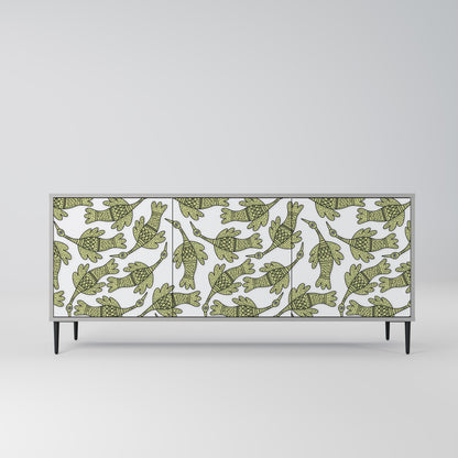 SEEDLING SONGBIRD 3-Door Sideboard in Grey Finish