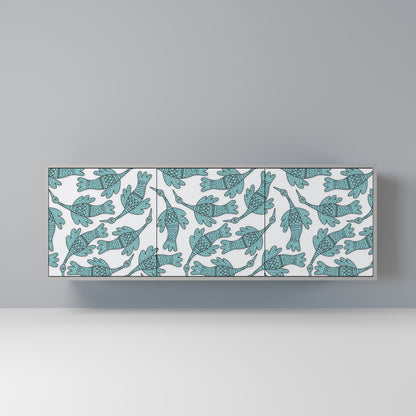 WATERSPOUT SONGIBIRD Buffet 3 Portes Finition Grise