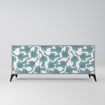 WATERSPOUT SONGIBIRD Buffet 3 Portes Finition Grise