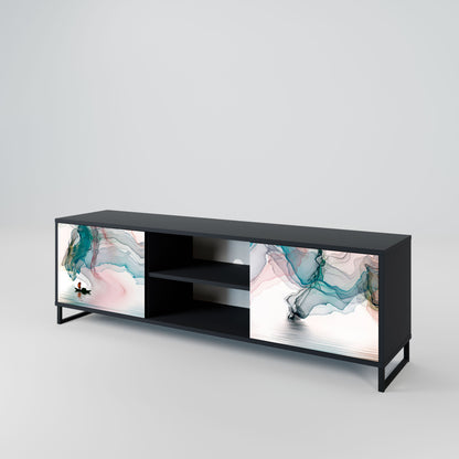 VELVET CROSSING Mobile TV a 2 Ante in Finitura Nera