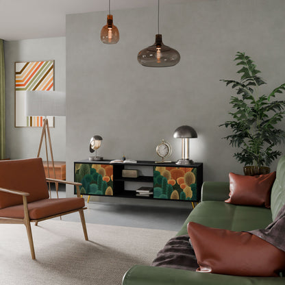 AUTUMN KALEIDOSCOPE Mobile TV a 2 Ante in Finitura Nera