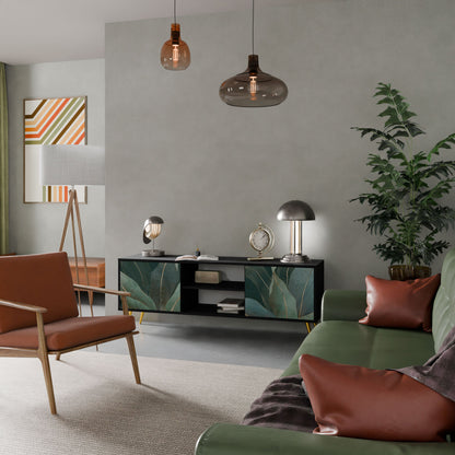 ROYAL GREEN Mobile TV a 2 Ante in Finitura Nera