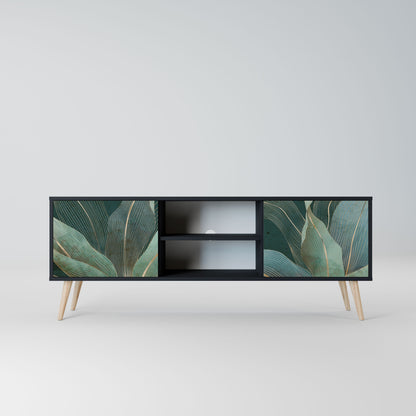 ROYAL GREEN Mobile TV a 2 Ante in Finitura Nera