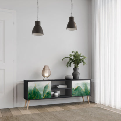 EXPENSIVE NATURE Mobile TV a 2 Ante in Finitura Nera