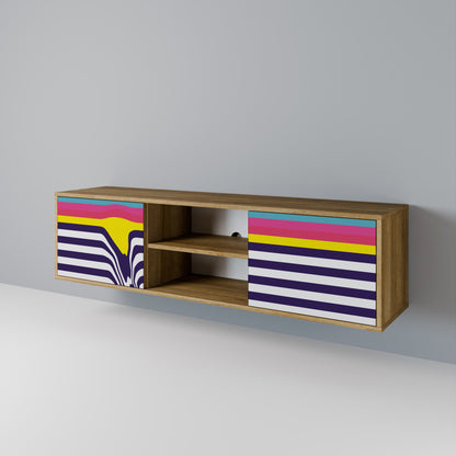 COLORFUL DIVERSION Mobile TV a 2 Ante in Effetto Rovere