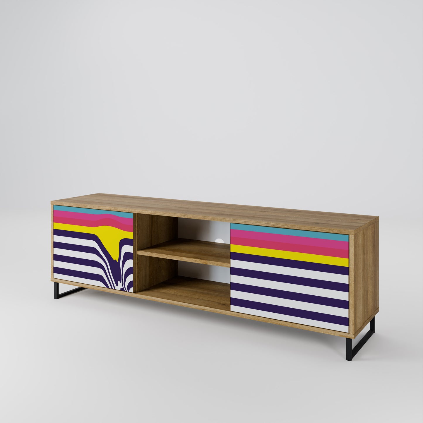 COLORFUL DIVERSION Mobile TV a 2 Ante in Effetto Rovere