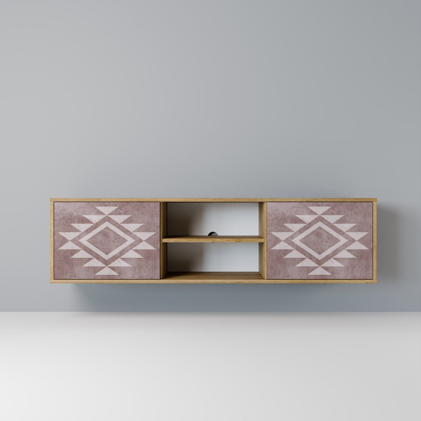 MARVEL MOSAIC Mobile TV a 2 Ante in Effetto Rovere