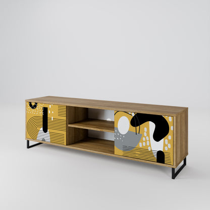 SHAPESHIFT SYMPHONY Mobile TV a 2 Ante in Effetto Rovere