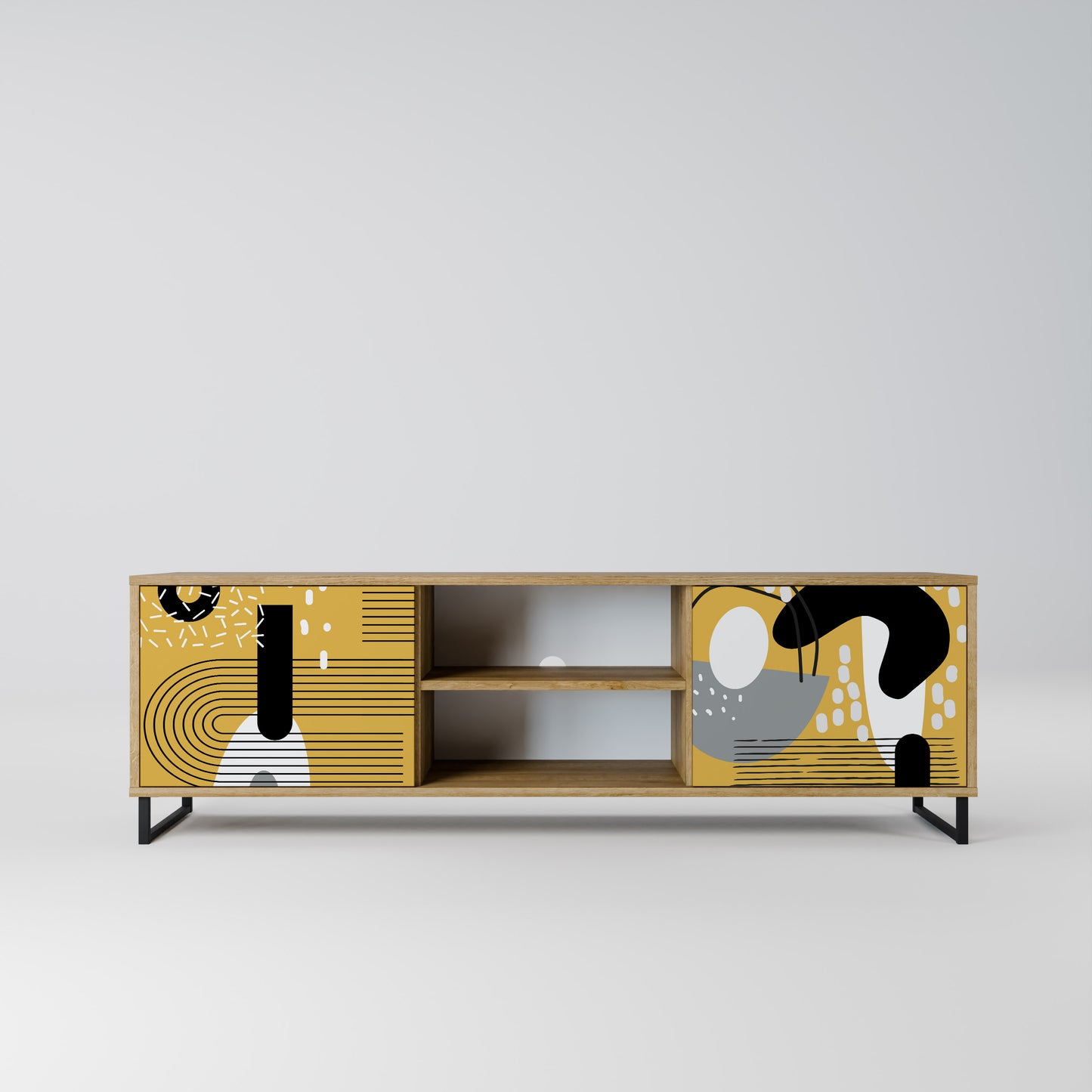 SHAPESHIFT SYMPHONY Mobile TV a 2 Ante in Effetto Rovere