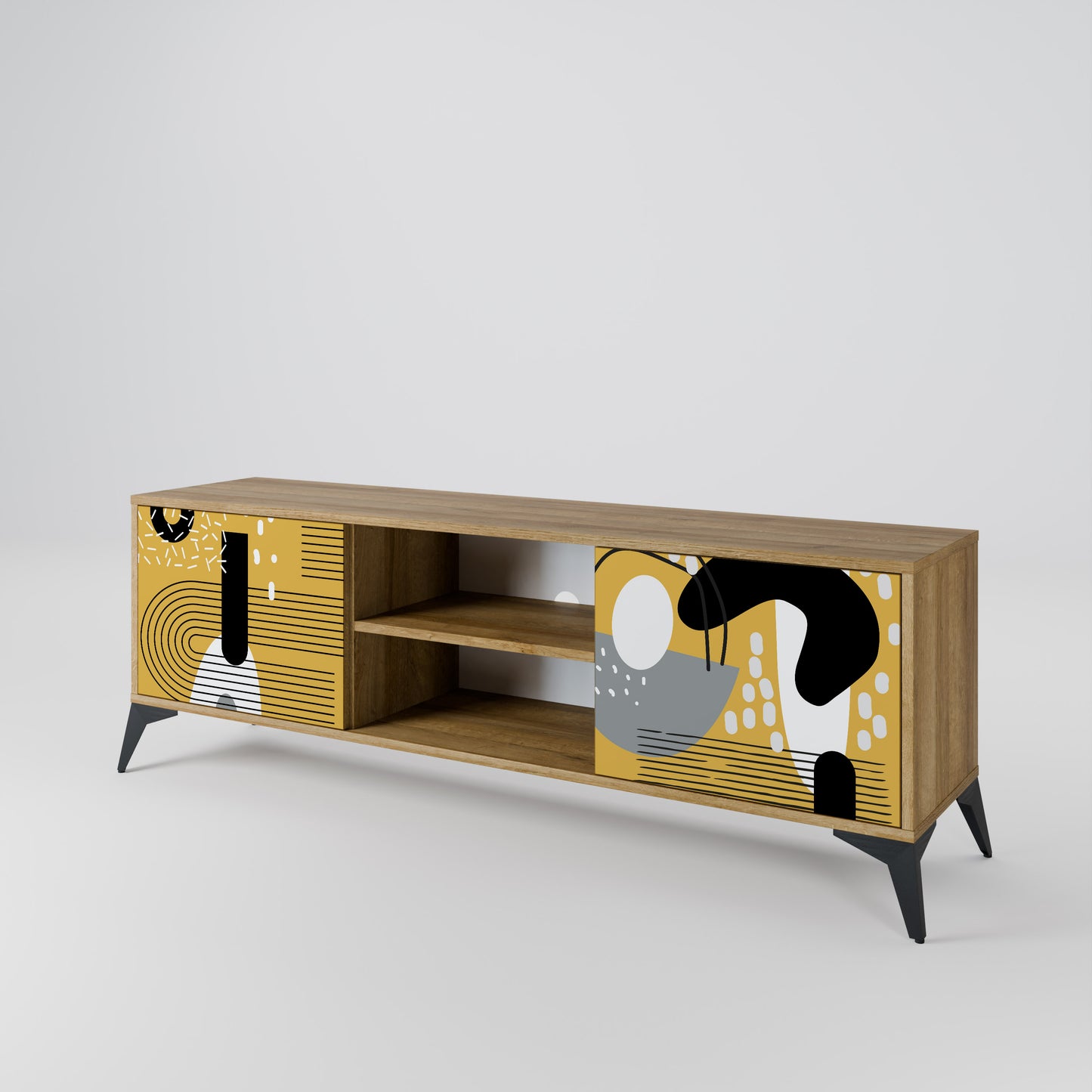 SHAPESHIFT SYMPHONY Mobile TV a 2 Ante in Effetto Rovere