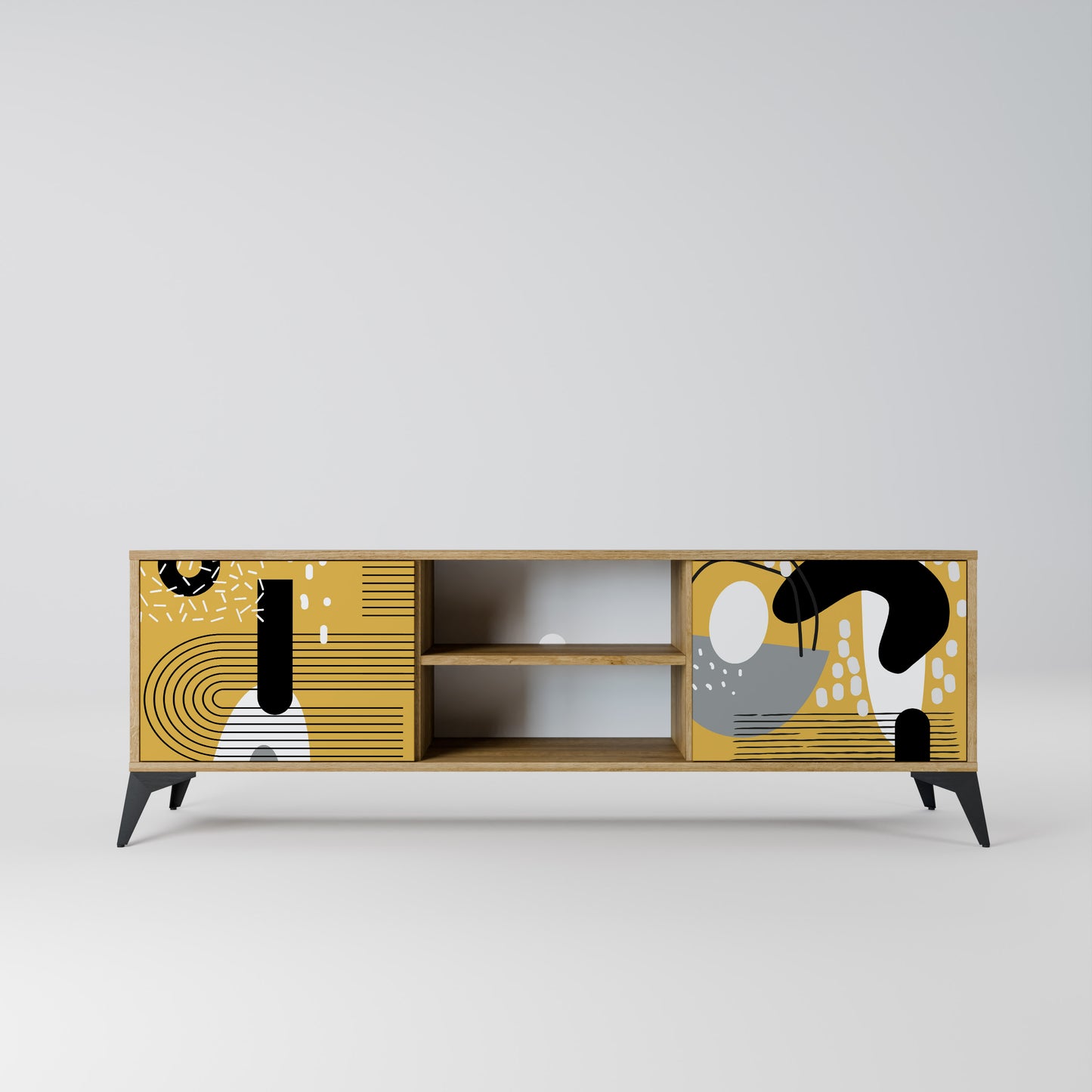 SHAPESHIFT SYMPHONY Mobile TV a 2 Ante in Effetto Rovere