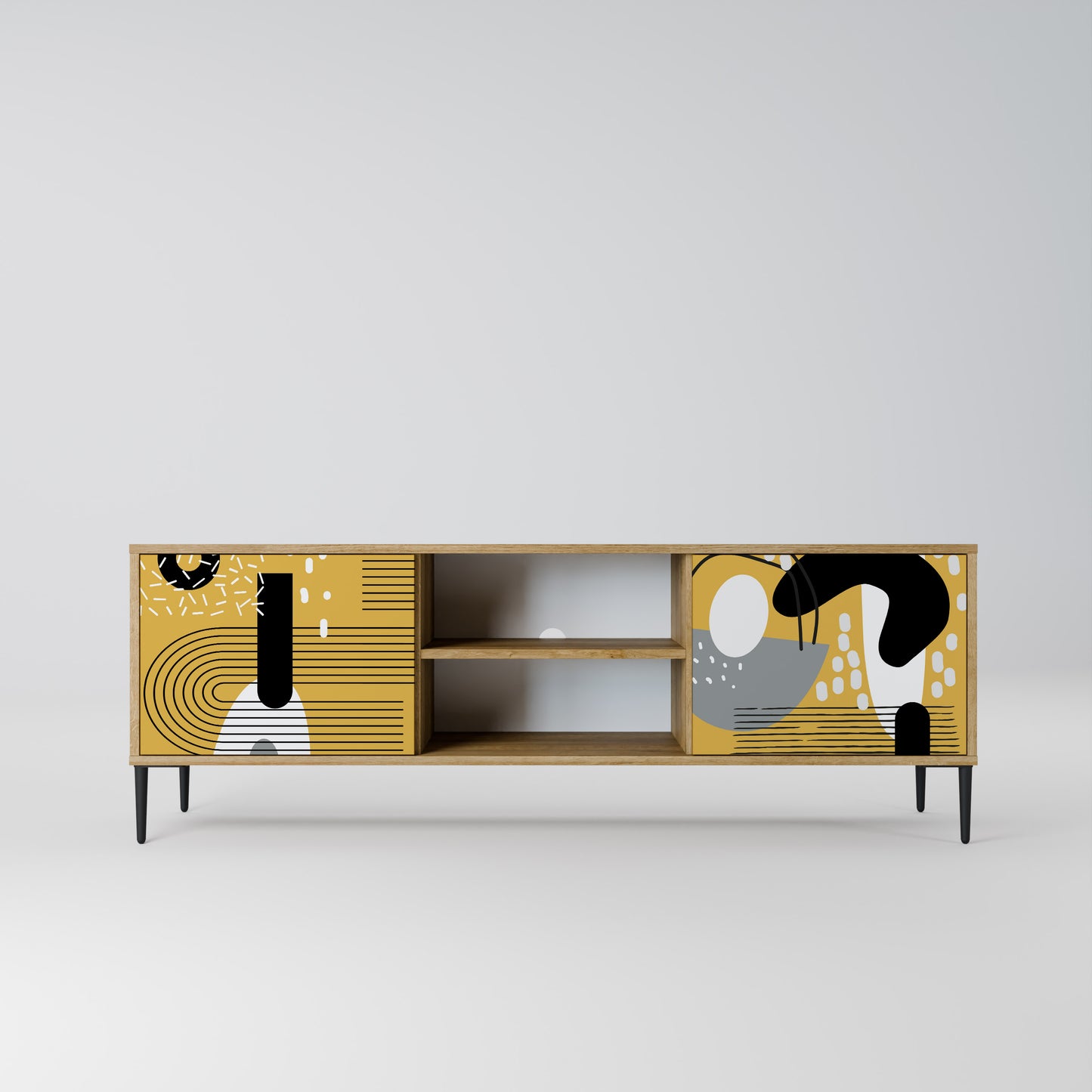 SHAPESHIFT SYMPHONY Mobile TV a 2 Ante in Effetto Rovere