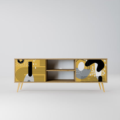 SHAPESHIFT SYMPHONY Mobile TV a 2 Ante in Effetto Rovere