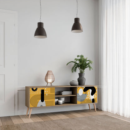 SHAPESHIFT SYMPHONY Mobile TV a 2 Ante in Effetto Rovere