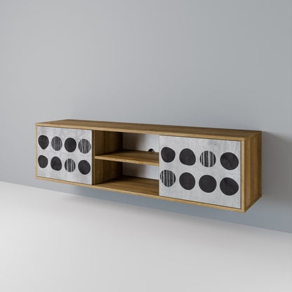 GHOSTLY GRADIENTS Mobile TV a 2 Ante in Effetto Rovere